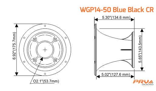 WGP14-50 BLUE BLACK CR