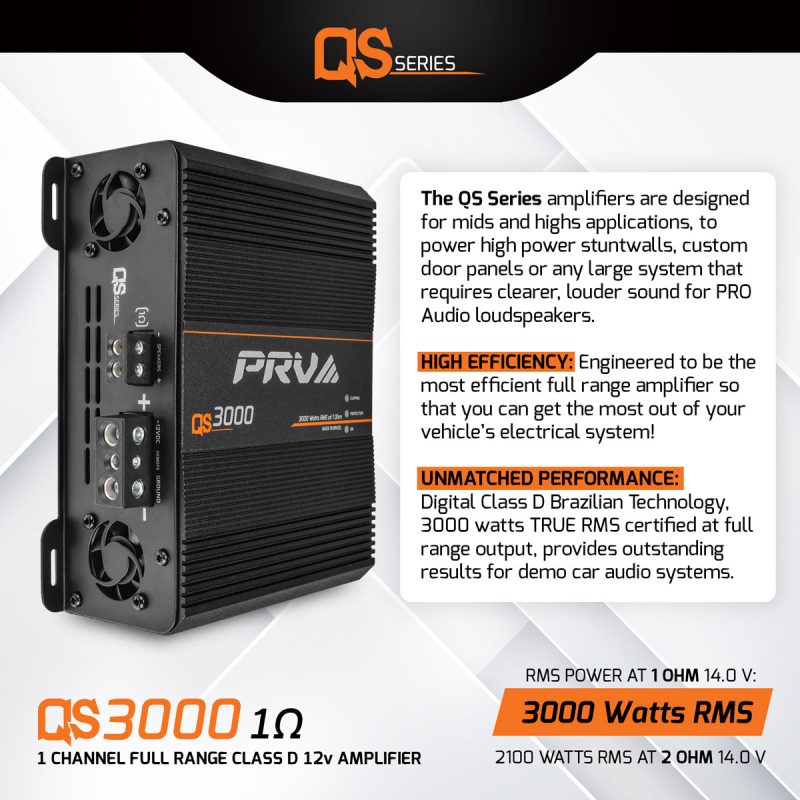 QS3000 1 Ohm - Power - Infographic