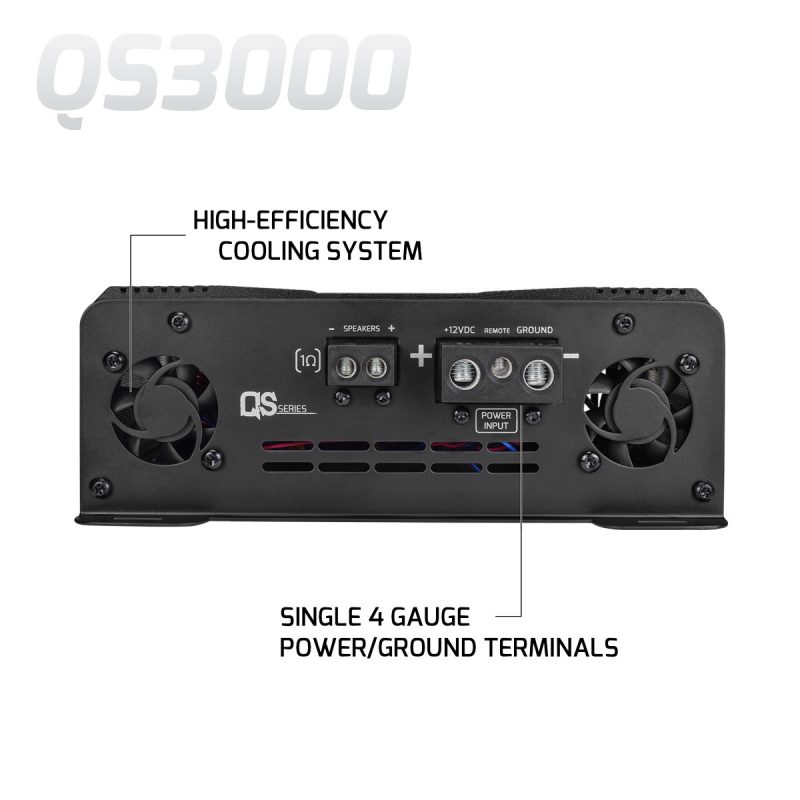 QS3000 1 Ohm - Power Input View