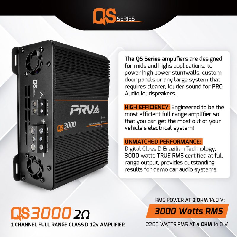 QS3000 2 Ohm - Power - Infographic