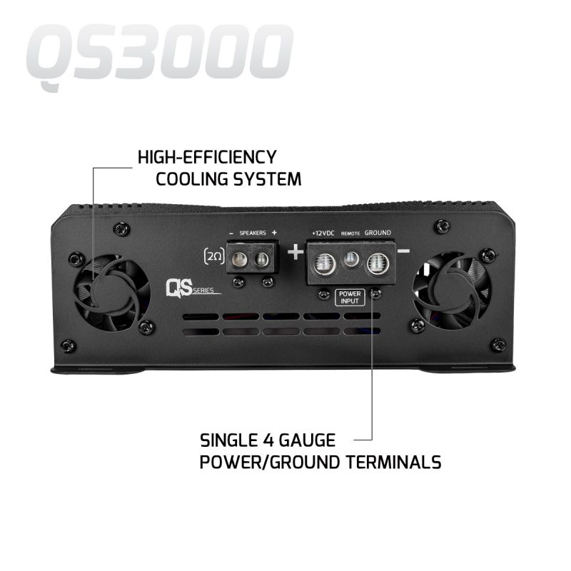 QS3000 2 Ohm - Power Input View