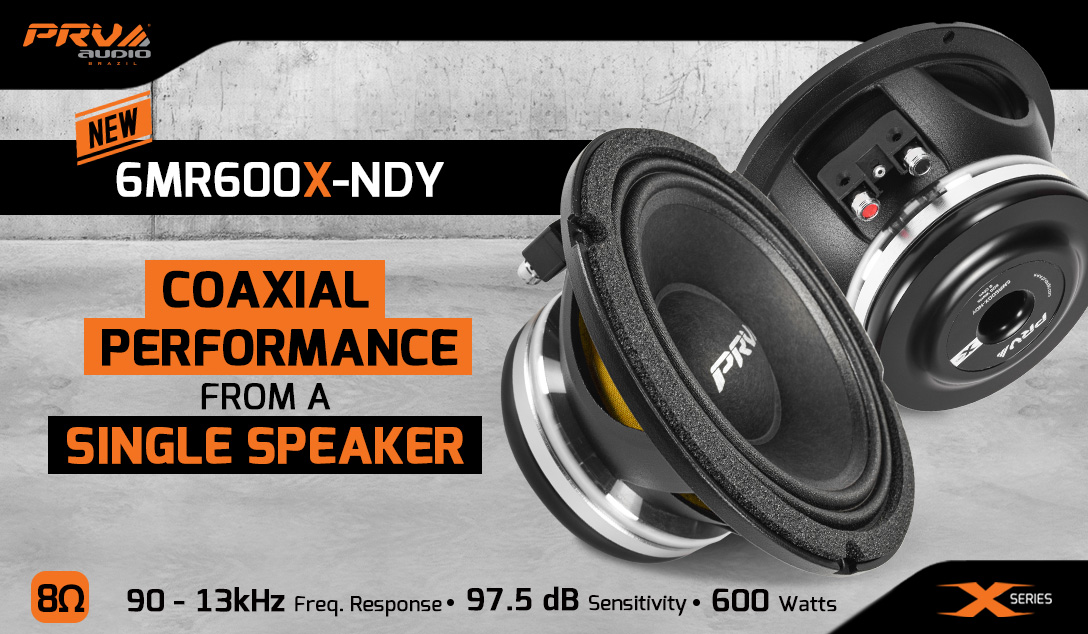 6mr500 Ndy Prv Ohm PRV Audio 6MR500-NDY Ohm Mid Range Speaker