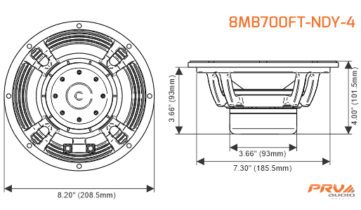 8MB700FT-NDY-4 Frequency Response