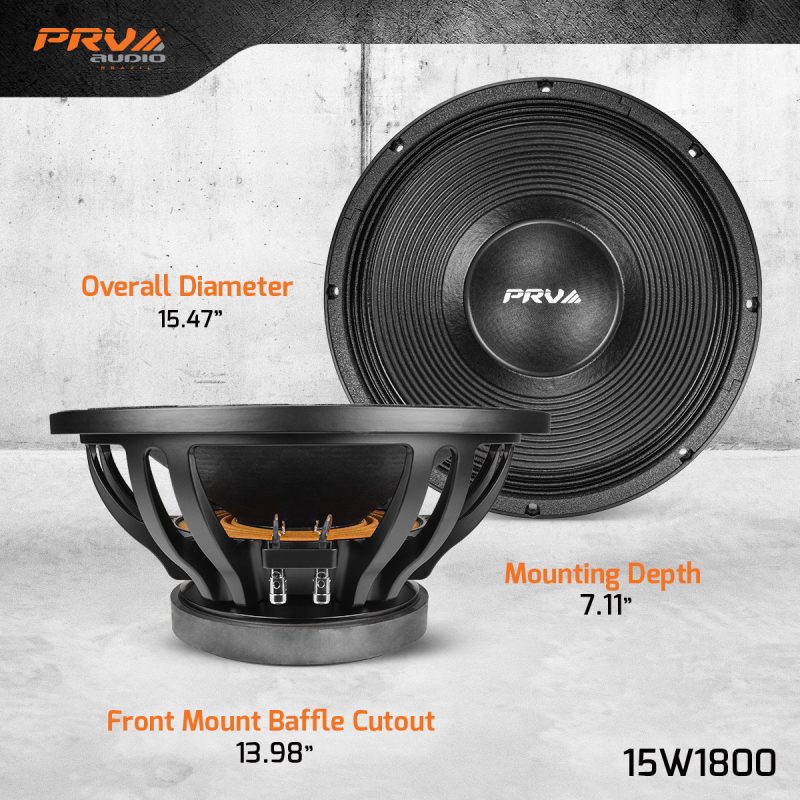 15W1800 - Dimensions Infographic