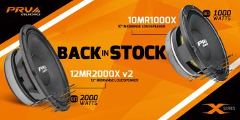 Our Best 10 and 12” Midrange are back in stock! 10MR1000X and 12MR2000X v2