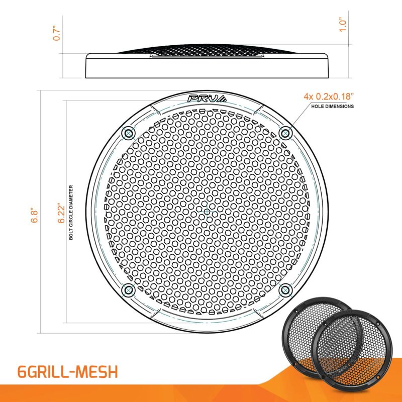 6GRILL-MESH - Highlight - Dimensions