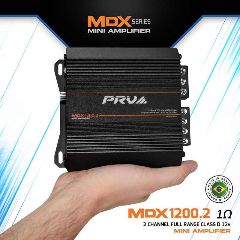 MDX1200.2 1 Ohm - Compact Amplifier - Infographic