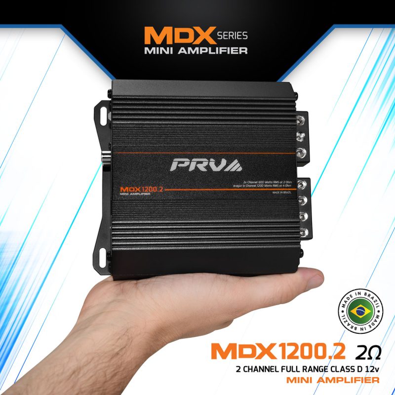 MDX1200.2 2 Ohm - Compact Amplifier - Infographic