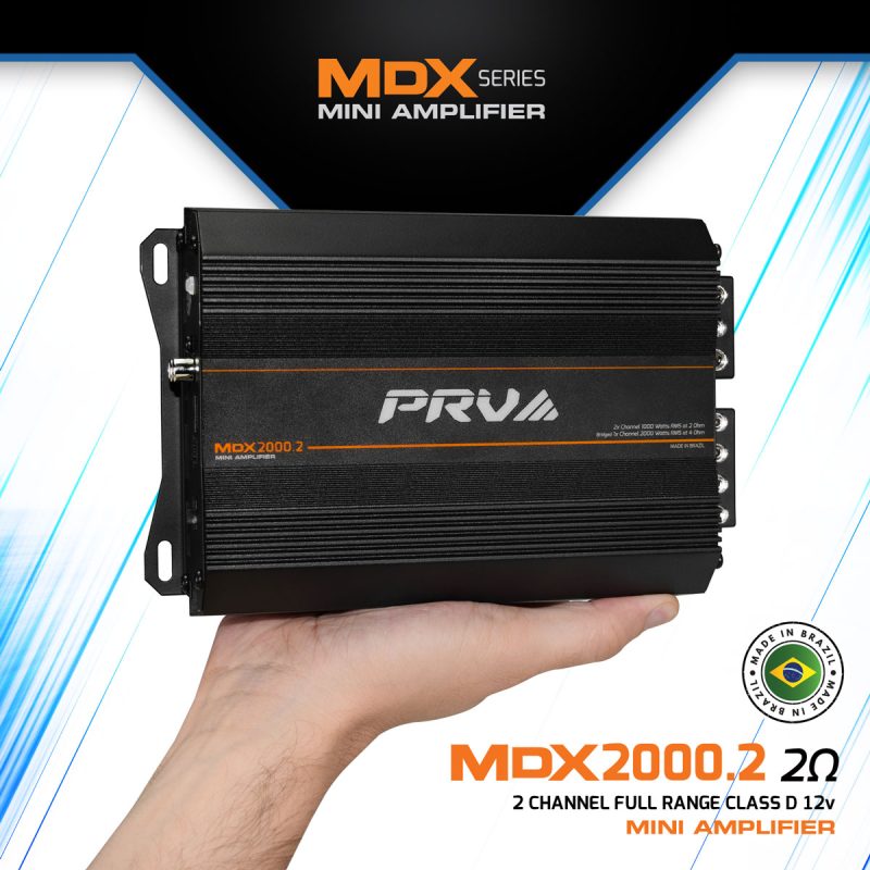 MDX2000.2 2 Ohm - Compact Amplifier - Infographic