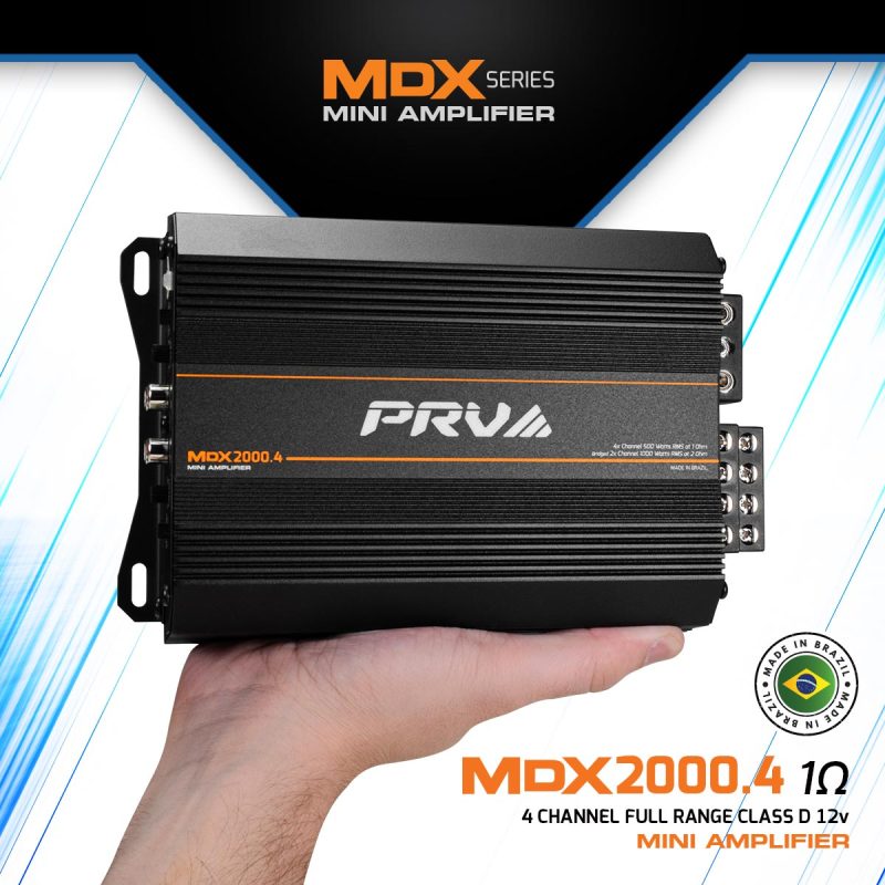 MDX2000.4 1 Ohm - Compact Amplifier - Infographic