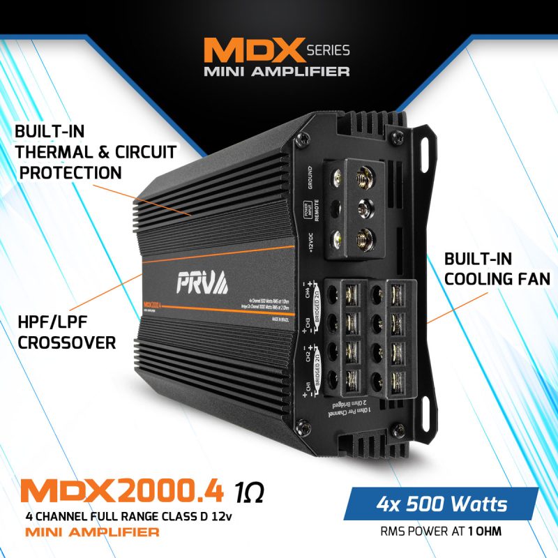 MDX2000.4 1 Ohm - Power - Infographic