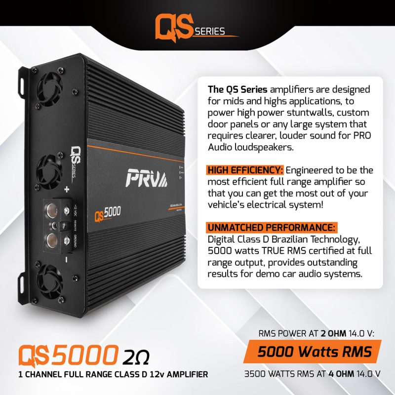 QS5000 2 Ohm - Power - Infographic