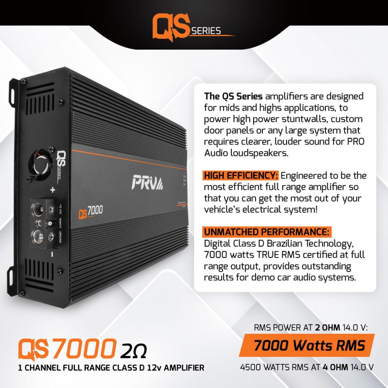 QS7000 2 Ohm - Power - Infographic