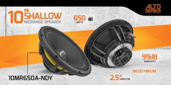 The 10MR650A-NDY: The Ultimate 10” Shallow Midrange Speaker for Custom Doors