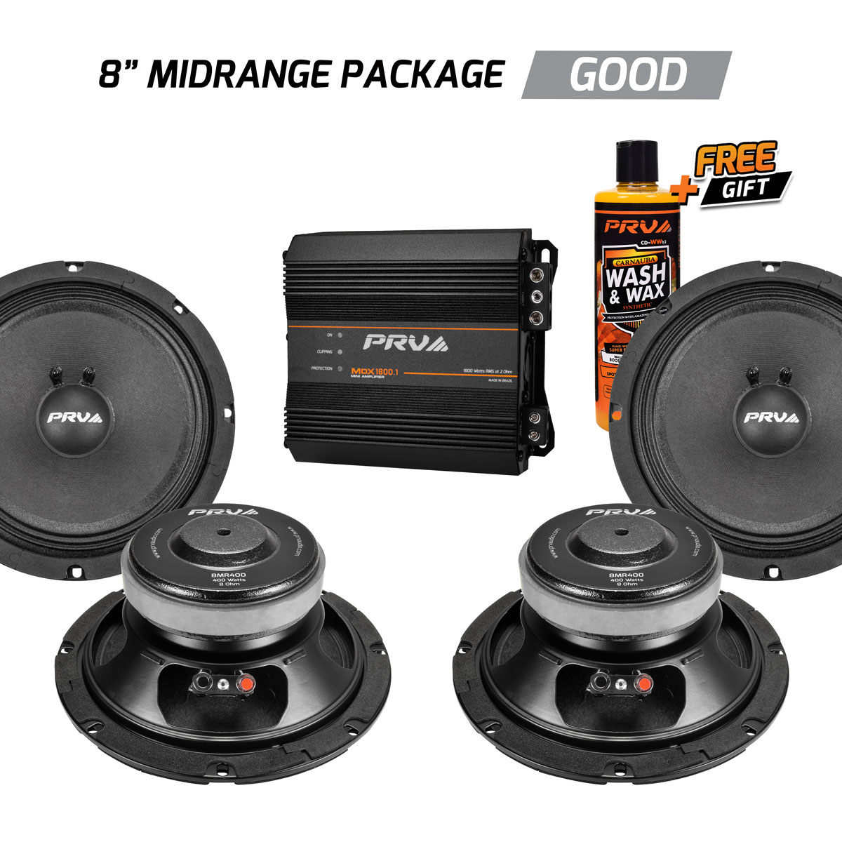 1800 Watts 8" Bundle
