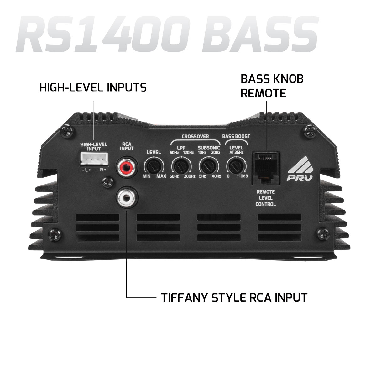 RS1400 BASS 1 Ohm - RCA View RS1400 BASS 1 Ohm - RCA View