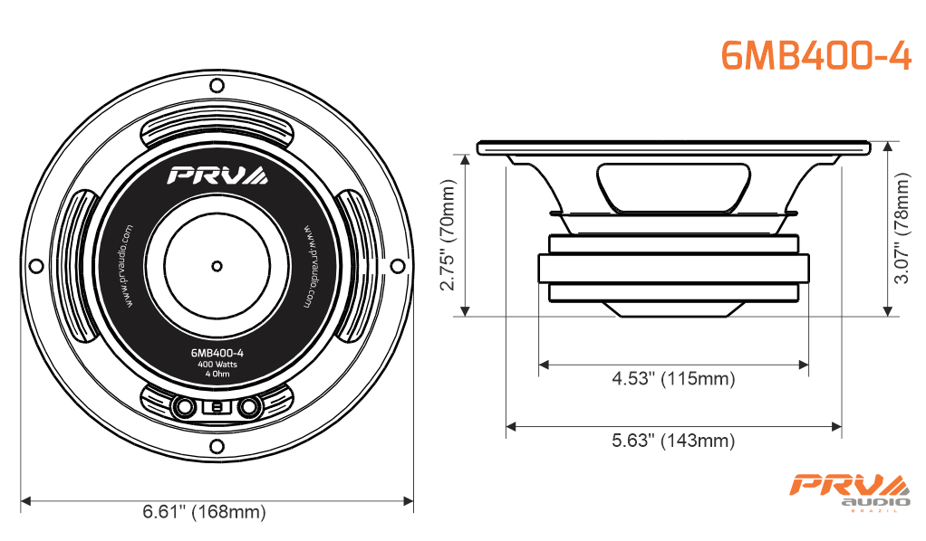 6MB400-4 Loudspeaker