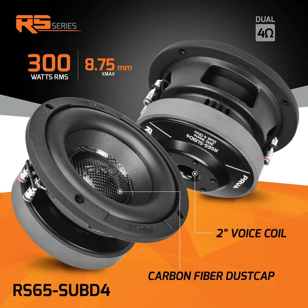 RS65-SUBD4 - Specs Infographic RS65-SUBD4 - Specs Infographic