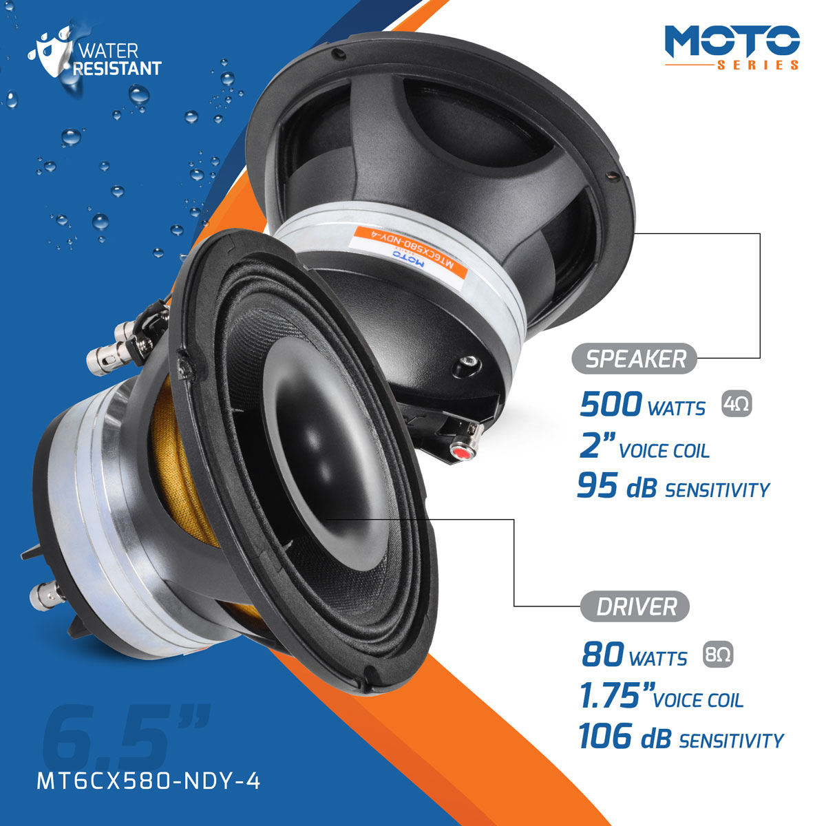 MT6CX580-NDY-4 - Specs Infographic