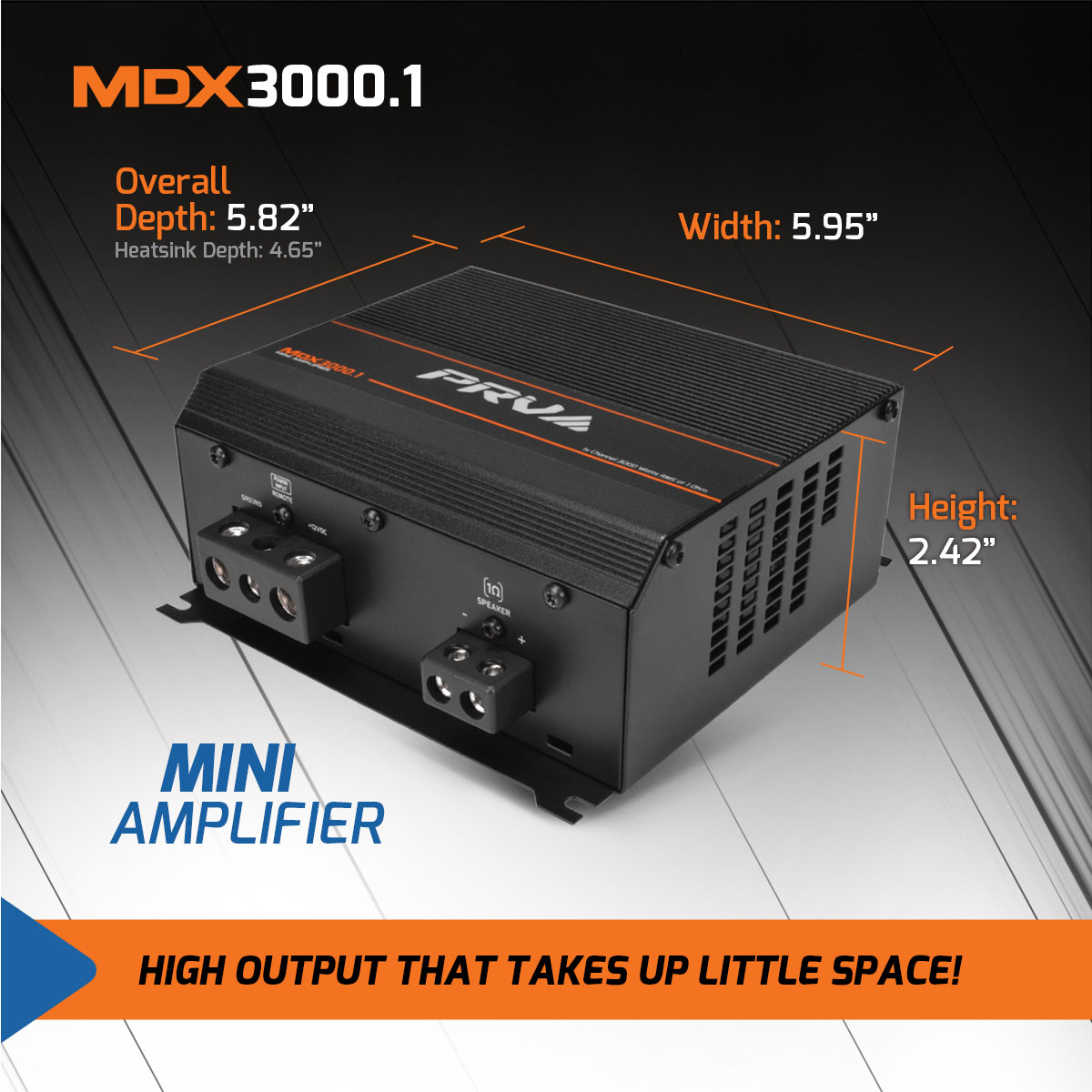 6 - MDX3000.1 1 Ohm - Product Infographics