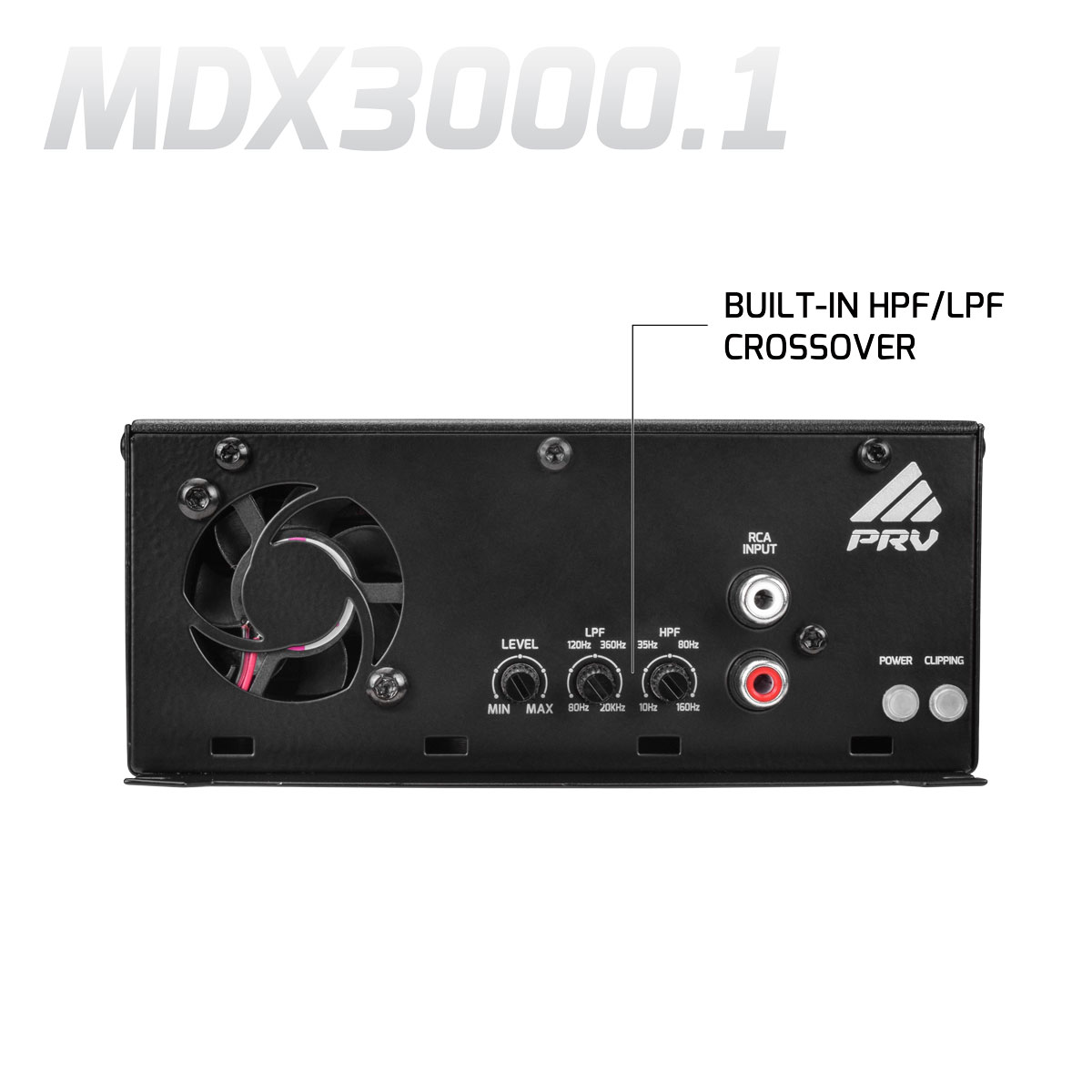 6 - MDX3000.1 2 Ohm - Side View