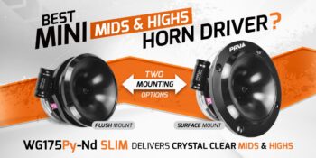 Experience the Future of Compact Horn Drivers - Best Mini Car Audio Tweeter - WG175Py-Nd SLIM