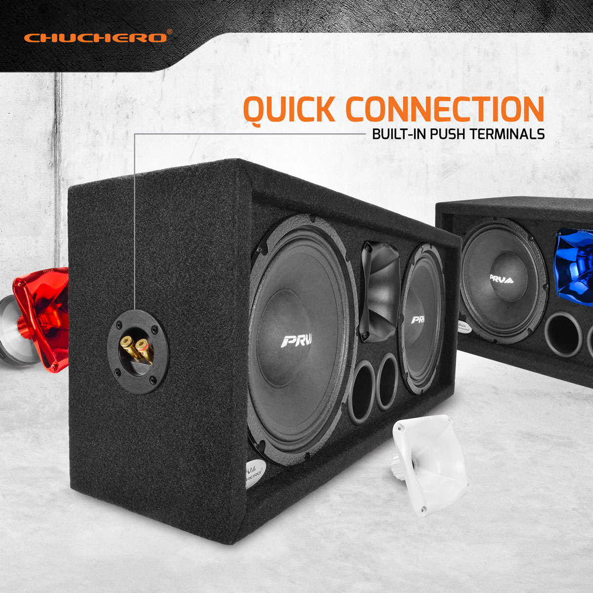 CHUCHERO 210-290 All Colors - Push Terminals Infographic