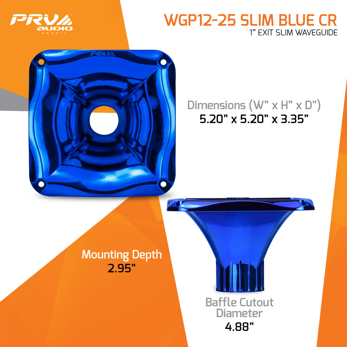 WGP12-25 SLIM BLUE CR - Dims Infographic