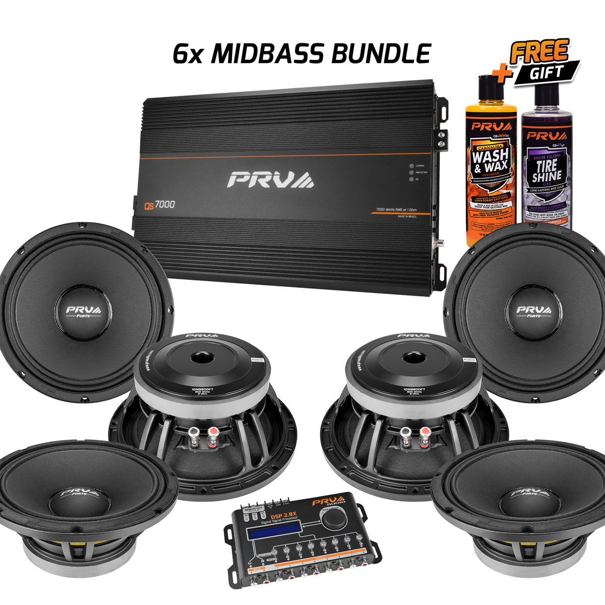 KIT 6x 10MB800FT + QS7000 1 Ohm BUNDLE - Main Image